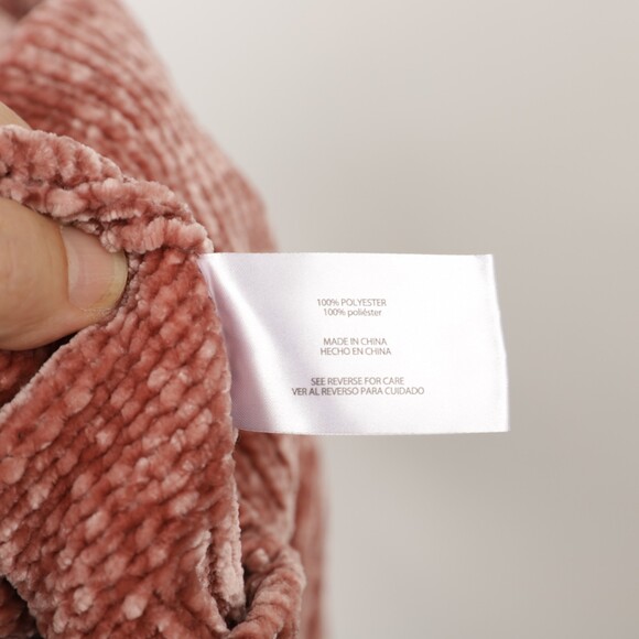 Orvis Rose Pink Chenille Crew Neck Sweater  size XL - Picture 10 of 10